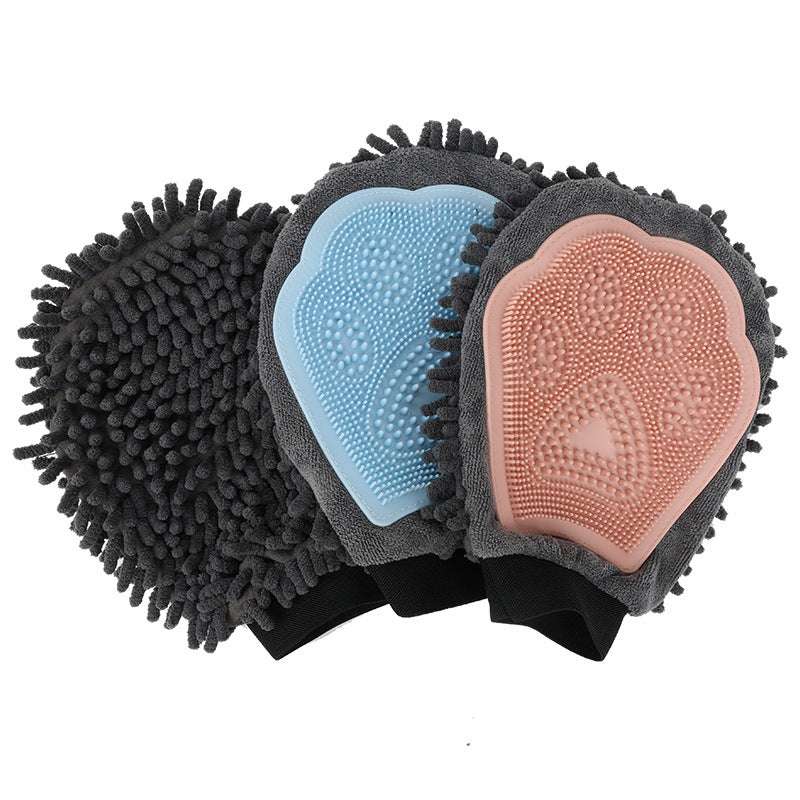 2-in-1 Pet Grooming Glove - Kit & Kibble